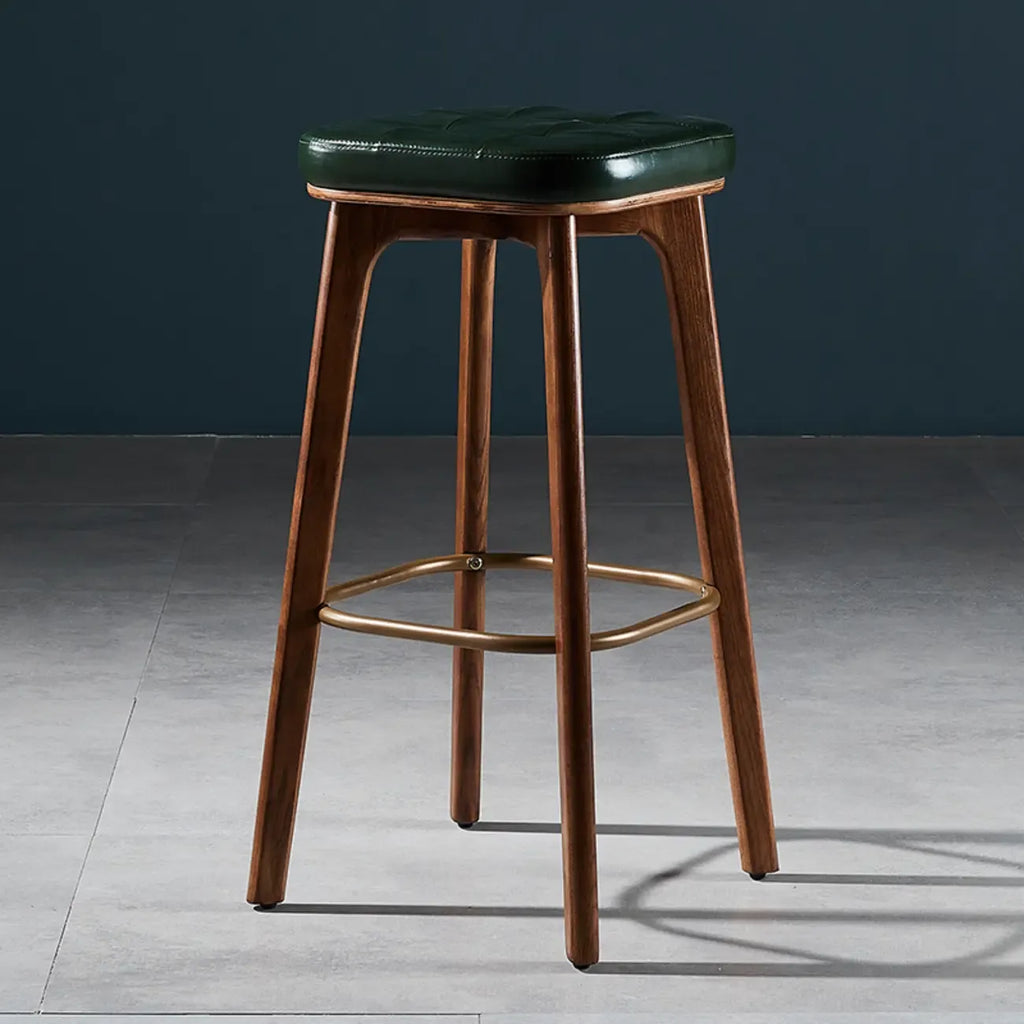 30 Inch Modern Leather Backless Bar Stools