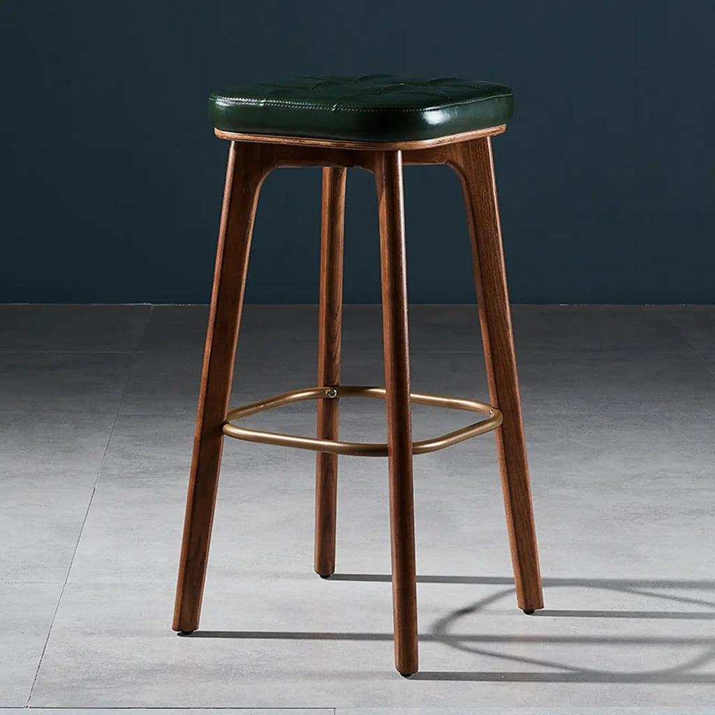30 Inch Modern Leather Backless Bar Stools