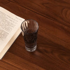 Elegant Wooden Display Cabinet with Drawers and Glass Door