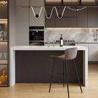 Rectangle White Marble Counter Height Bar Tables