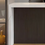 Rectangle White Marble Counter Height Bar Tables