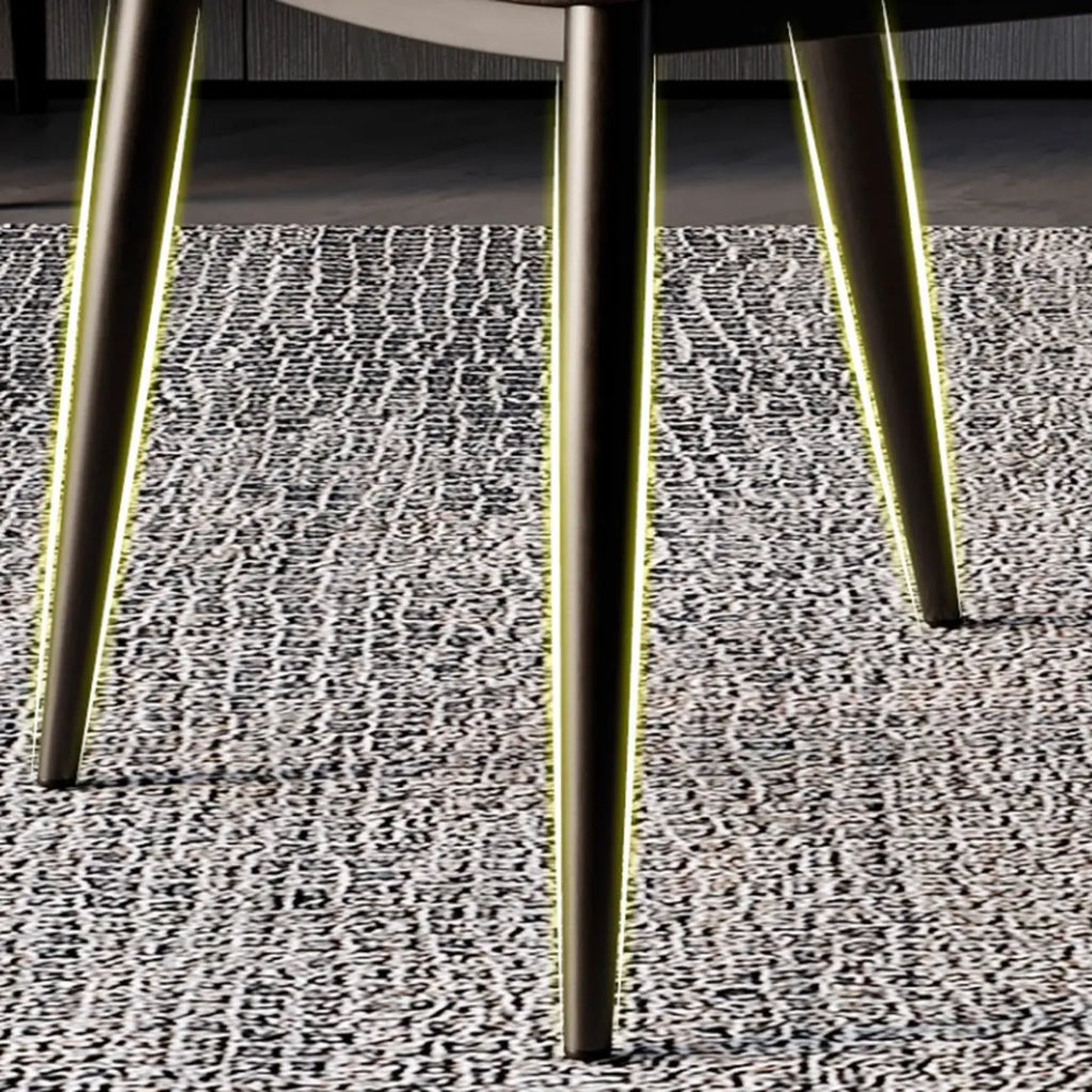 Scandinavian Faux Leather Wingback Dining Chairs