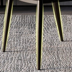 Scandinavian Faux Leather Wingback Dining Chairs