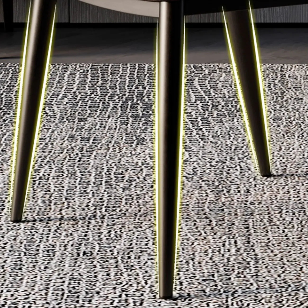 Scandinavian Faux Leather Wingback Dining Chairs