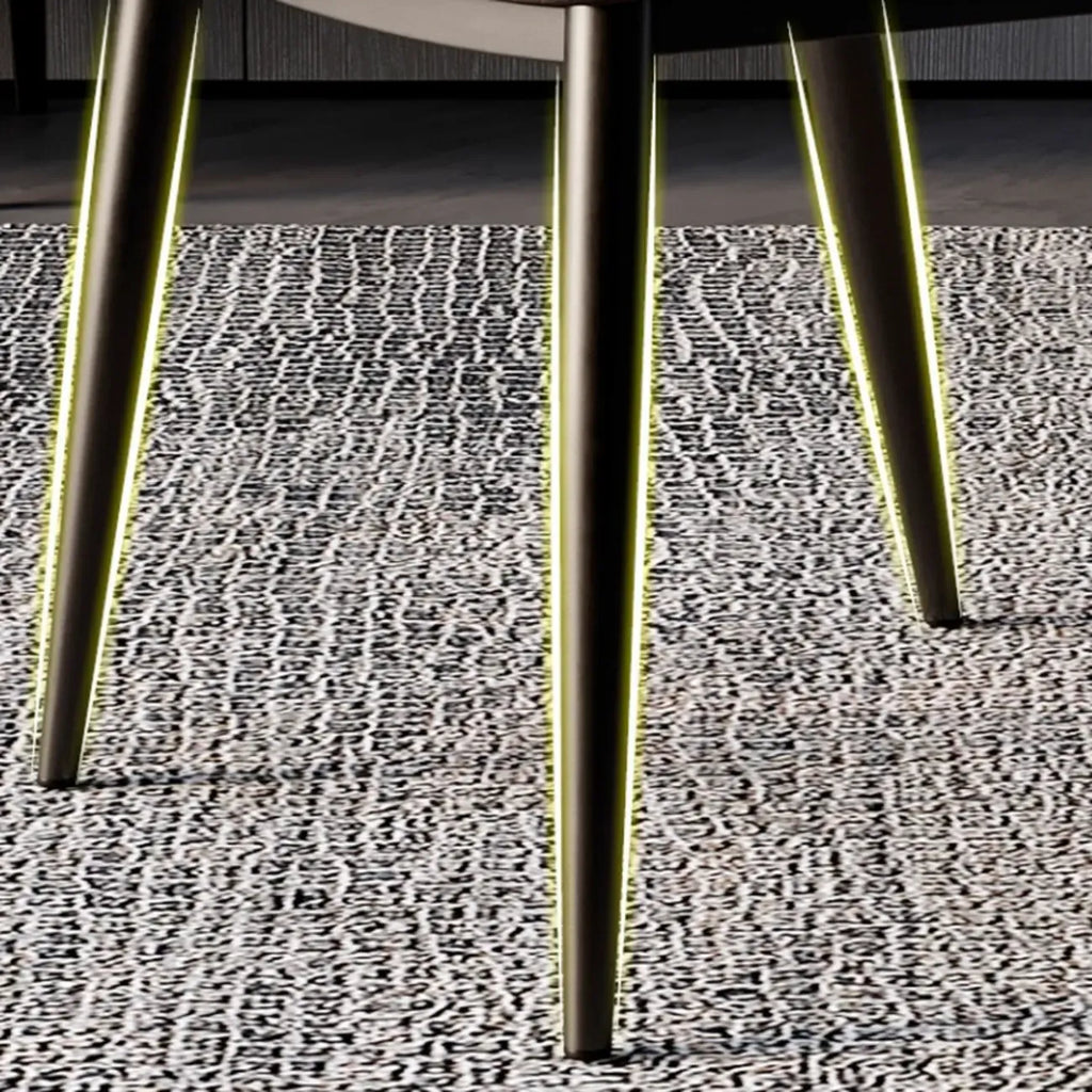 Scandinavian Faux Leather Wingback Dining Chairs