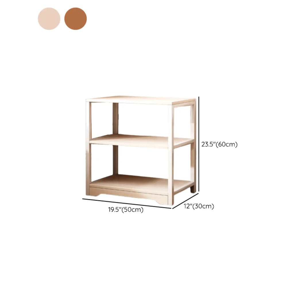 Steel Open Back White Vertical Bookcase with Storage