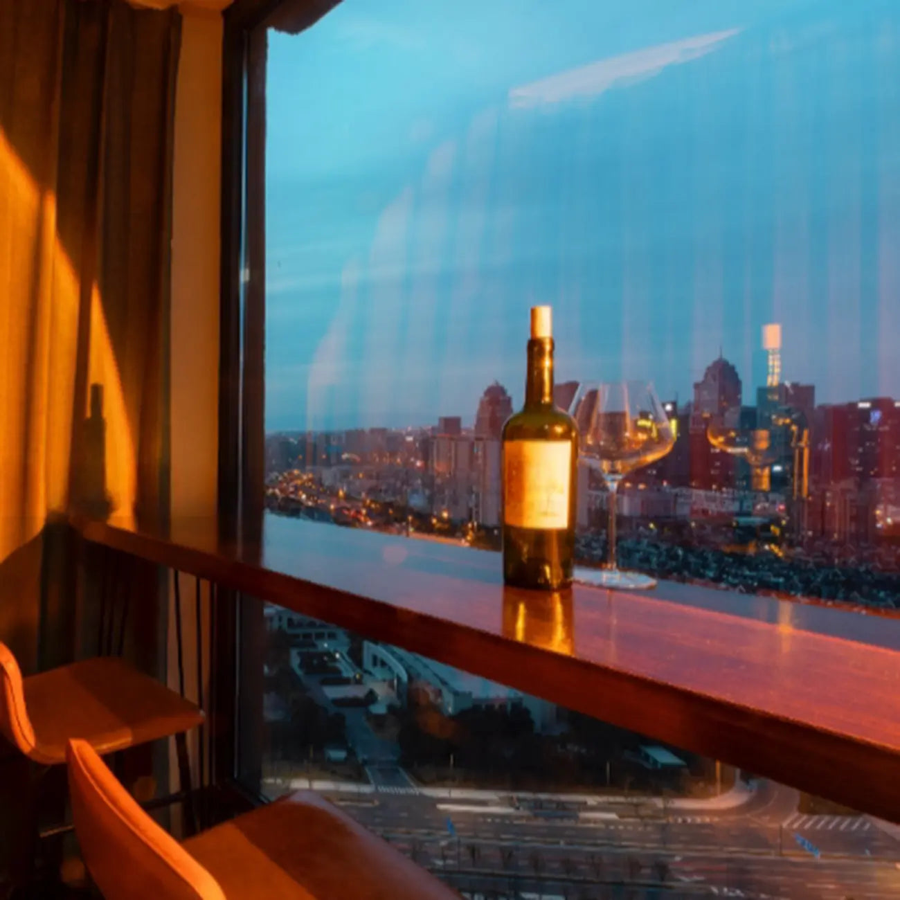 Modern Cocoa Four Legs Wooden Metal Bar Tables for Bistro