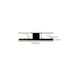 Simple Black Metal Wall-Mounted Bookshelf Set