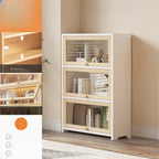 Classic Natural Finish Solid Wood 5-Shelf Display Bookcase