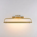 Geometric Gold Metal Vanity Light with LED