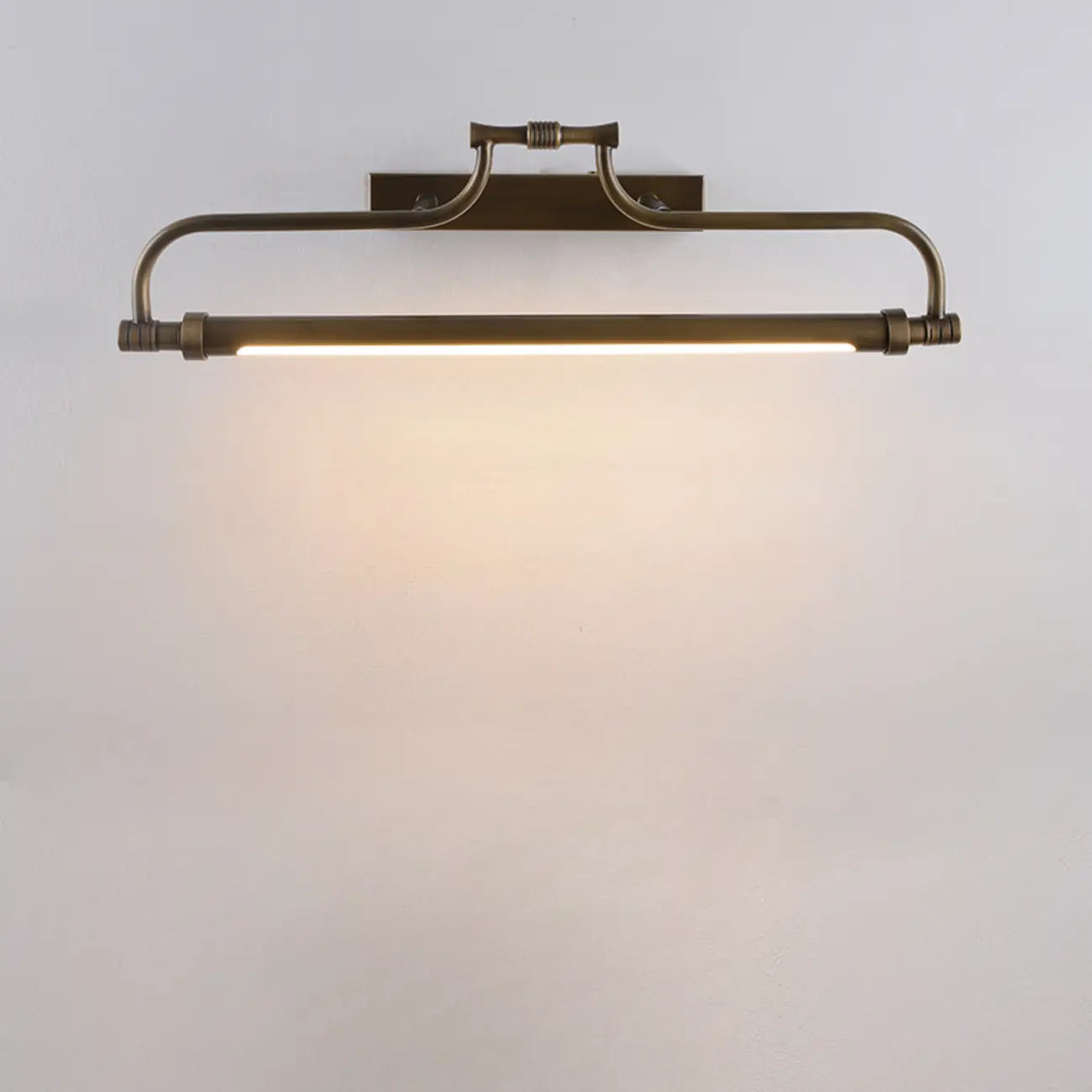 Geometric Gold Metal Vanity Light with LED