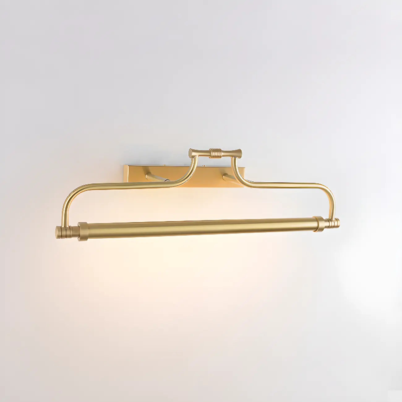 Geometric Gold Metal Vanity Light with LED