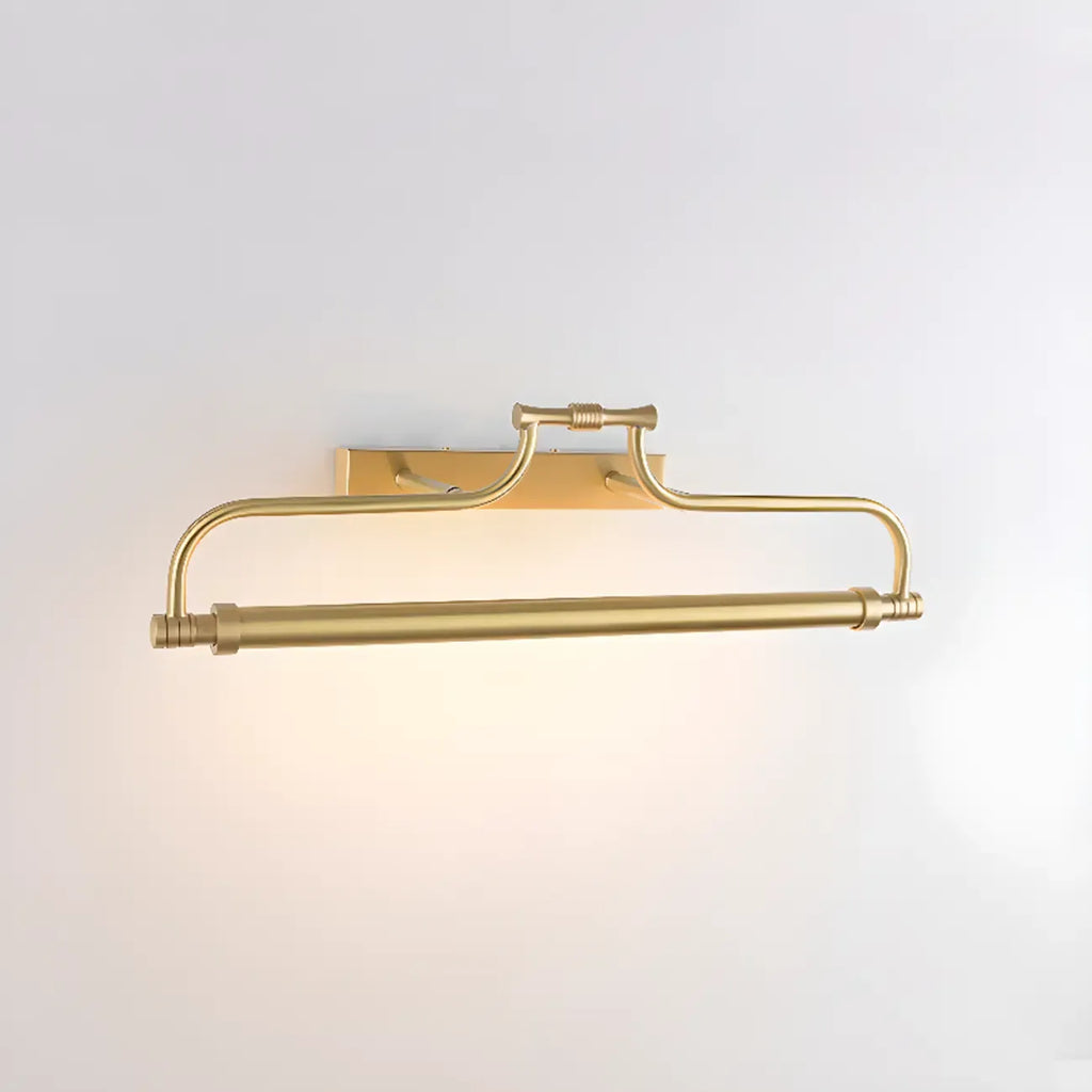 Geometric Gold Metal Vanity Light with LED