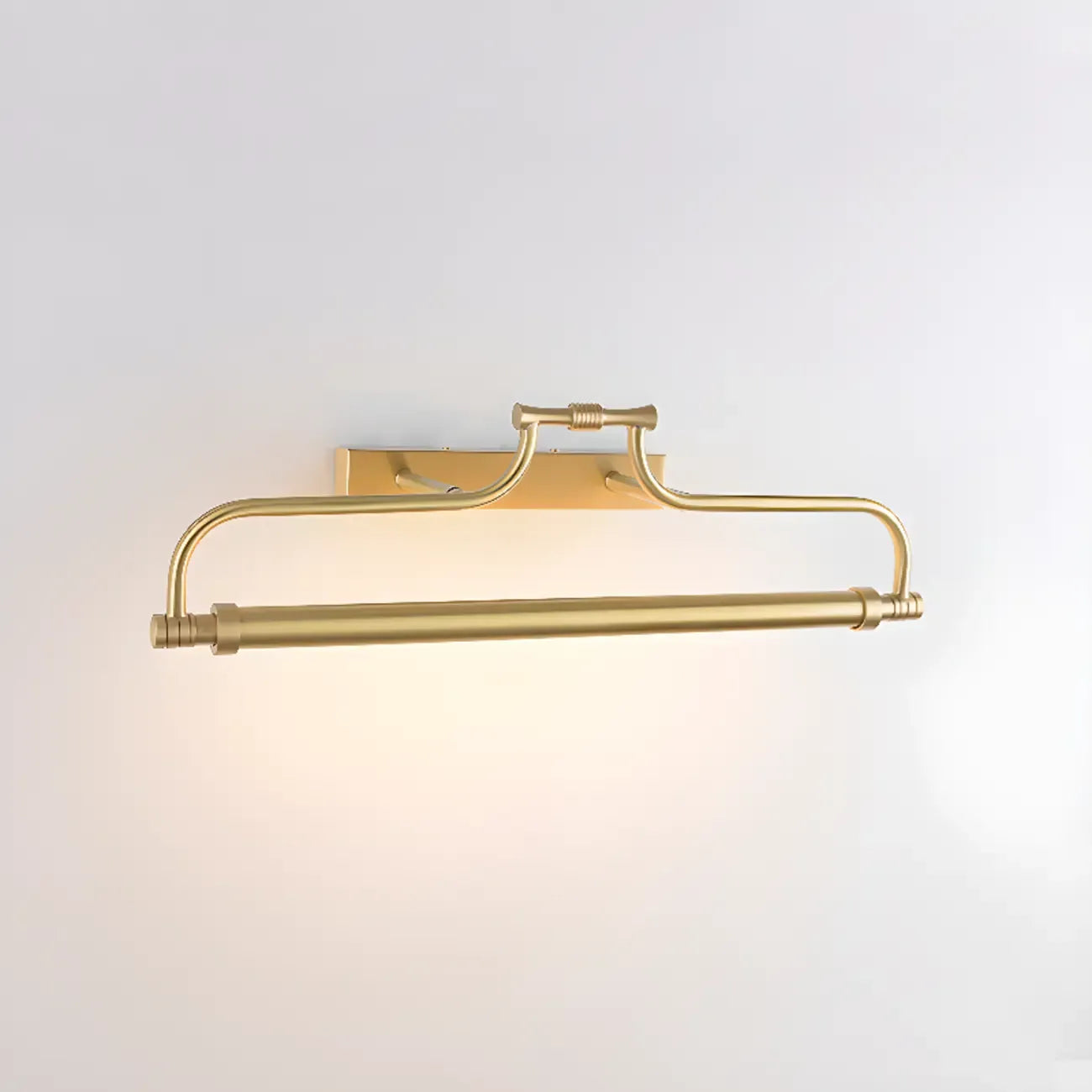 Geometric Gold Metal Vanity Light with LED