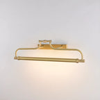 Geometric Gold Metal Vanity Light with LED