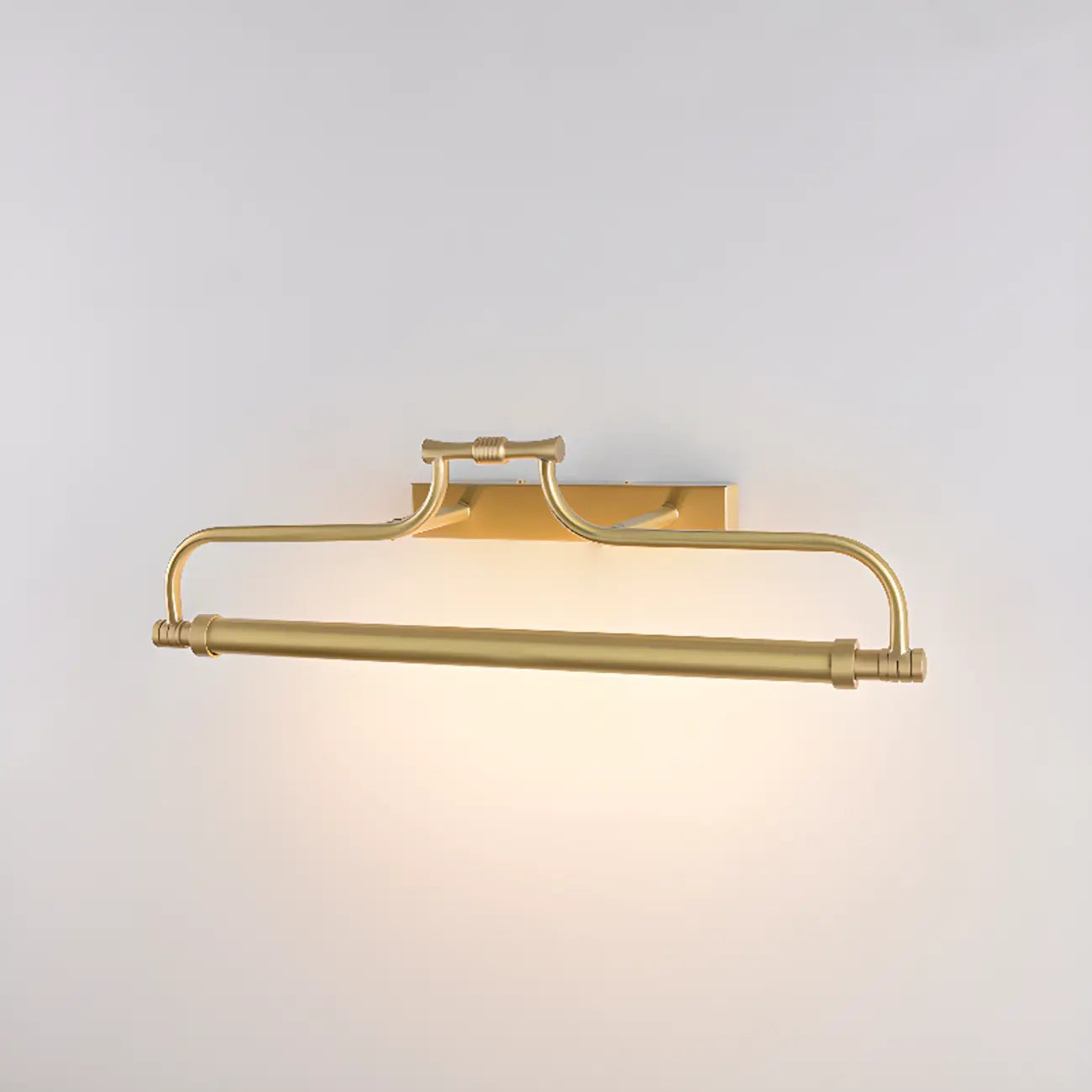 Geometric Gold Metal Vanity Light with LED