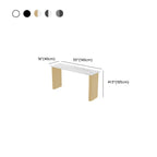 Glam White Stone Metal Striped Pillar Bar Tables