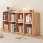 Natural Finish Durable Wooden 10-Cube Open Bookcase