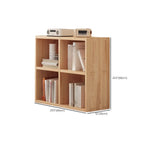 Natural Finish Durable Wooden 10-Cube Open Bookcase