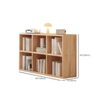 Natural Finish Durable Wooden 10-Cube Open Bookcase