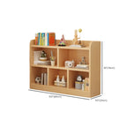 Natural Finish Durable Wooden 10-Cube Open Bookcase