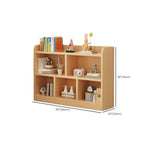 Natural Finish Durable Wooden 10-Cube Open Bookcase