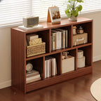 Modern Wooden Compact Bookcase Home Office Shelves