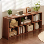 Modern Wooden Compact Bookcase Home Office Shelves