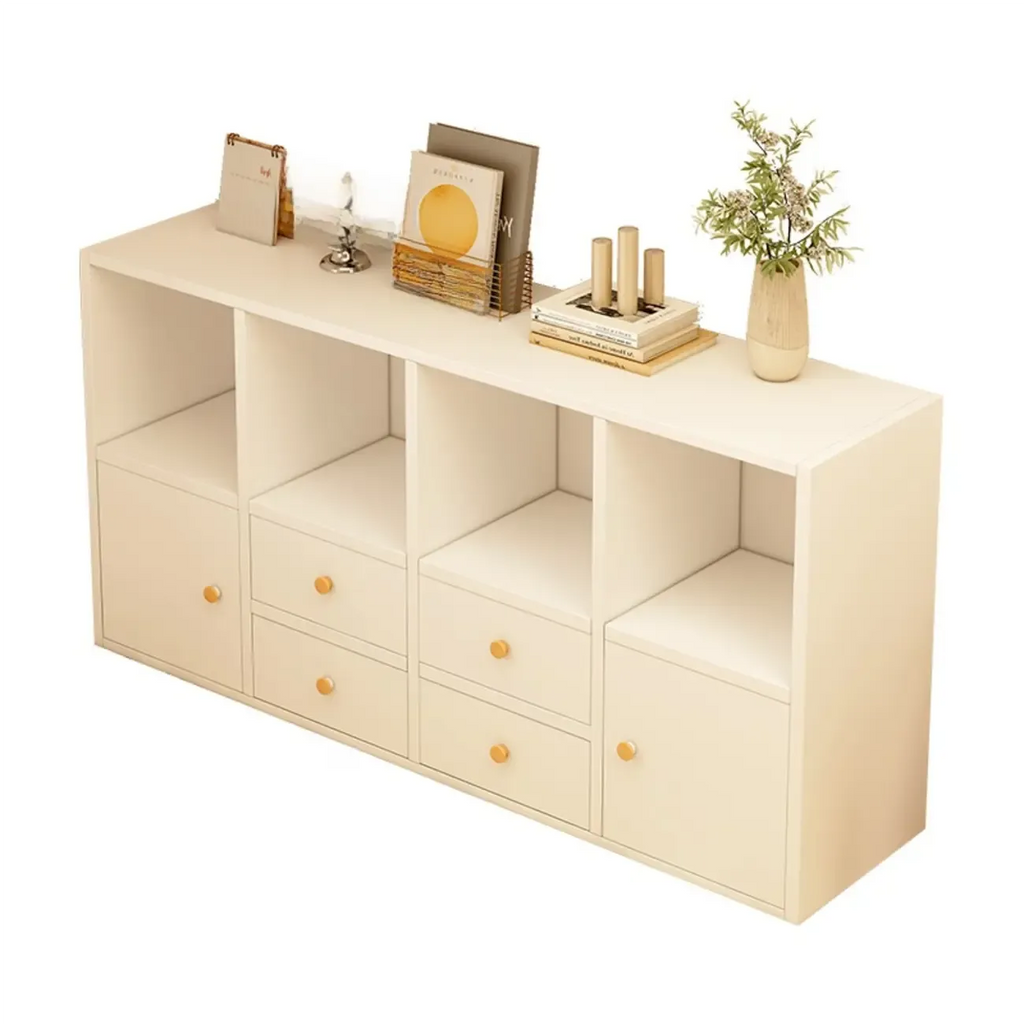 Modern Wooden Compact Office Storage Withe Bookcase