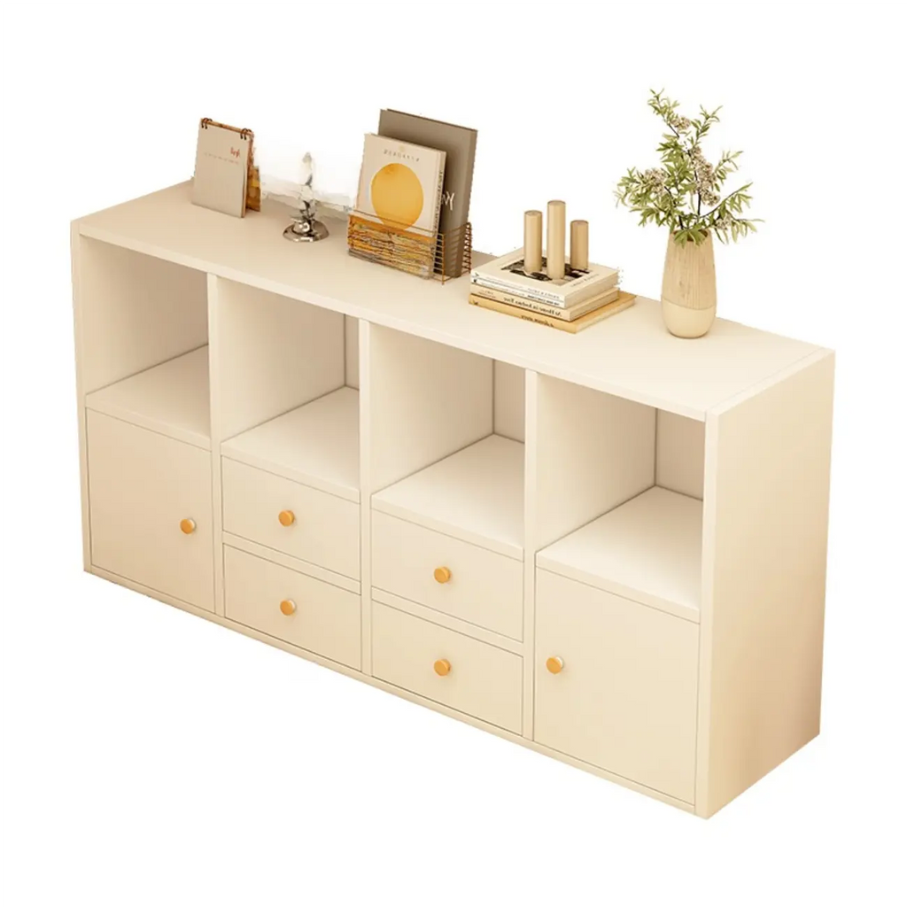 Modern Wooden Compact Office Storage Withe Bookcase