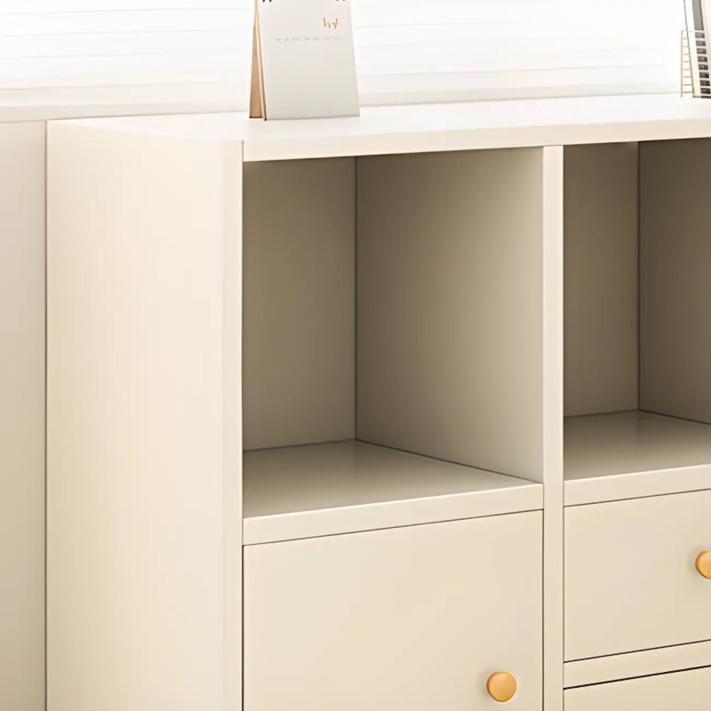 Modern Wooden Compact Office Storage Withe Bookcase