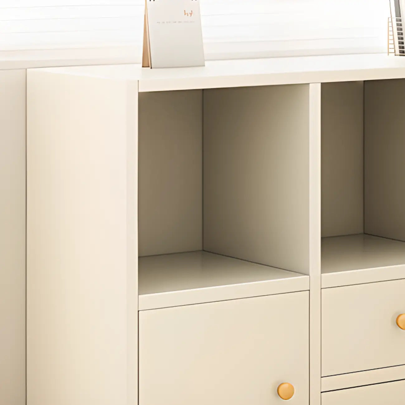 Modern Wooden Compact Office Storage Withe Bookcase