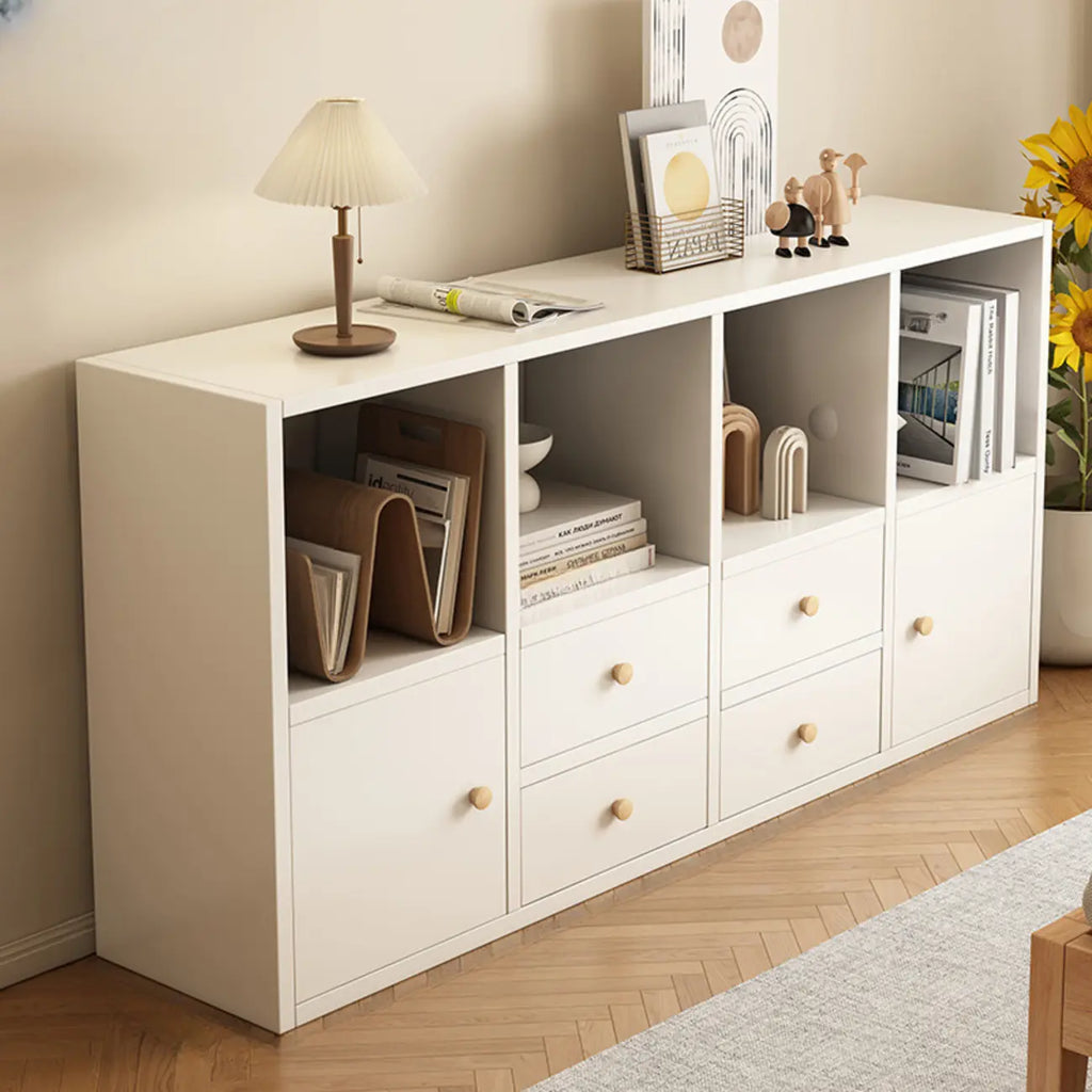 Modern Wooden Compact Office Storage Withe Bookcase