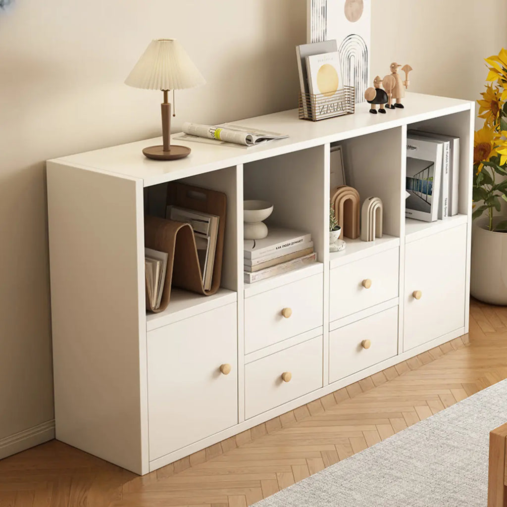 Modern Wooden Compact Office Storage Withe Bookcase