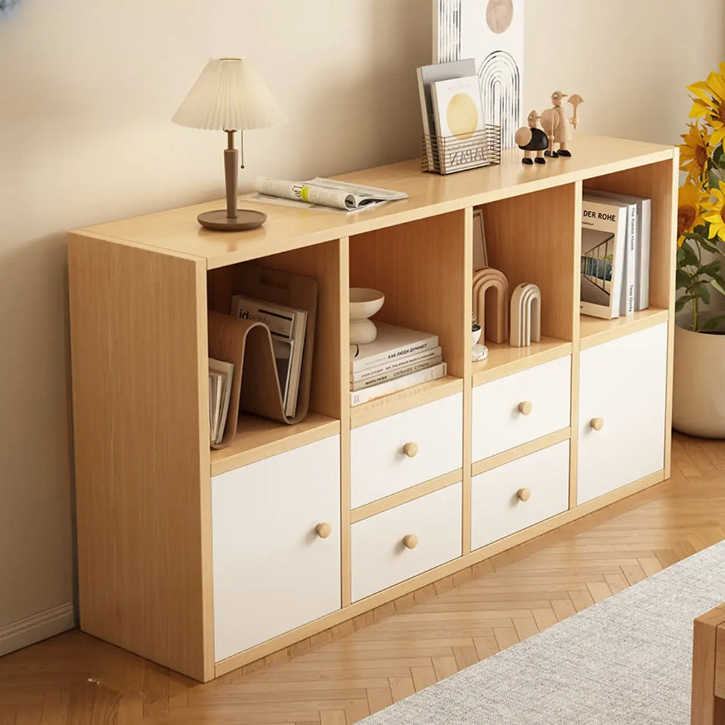 Modern Wooden Compact Office Storage Withe Bookcase