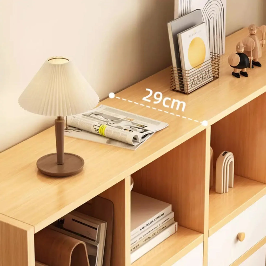 Modern Wooden Compact Office Storage Withe Bookcase