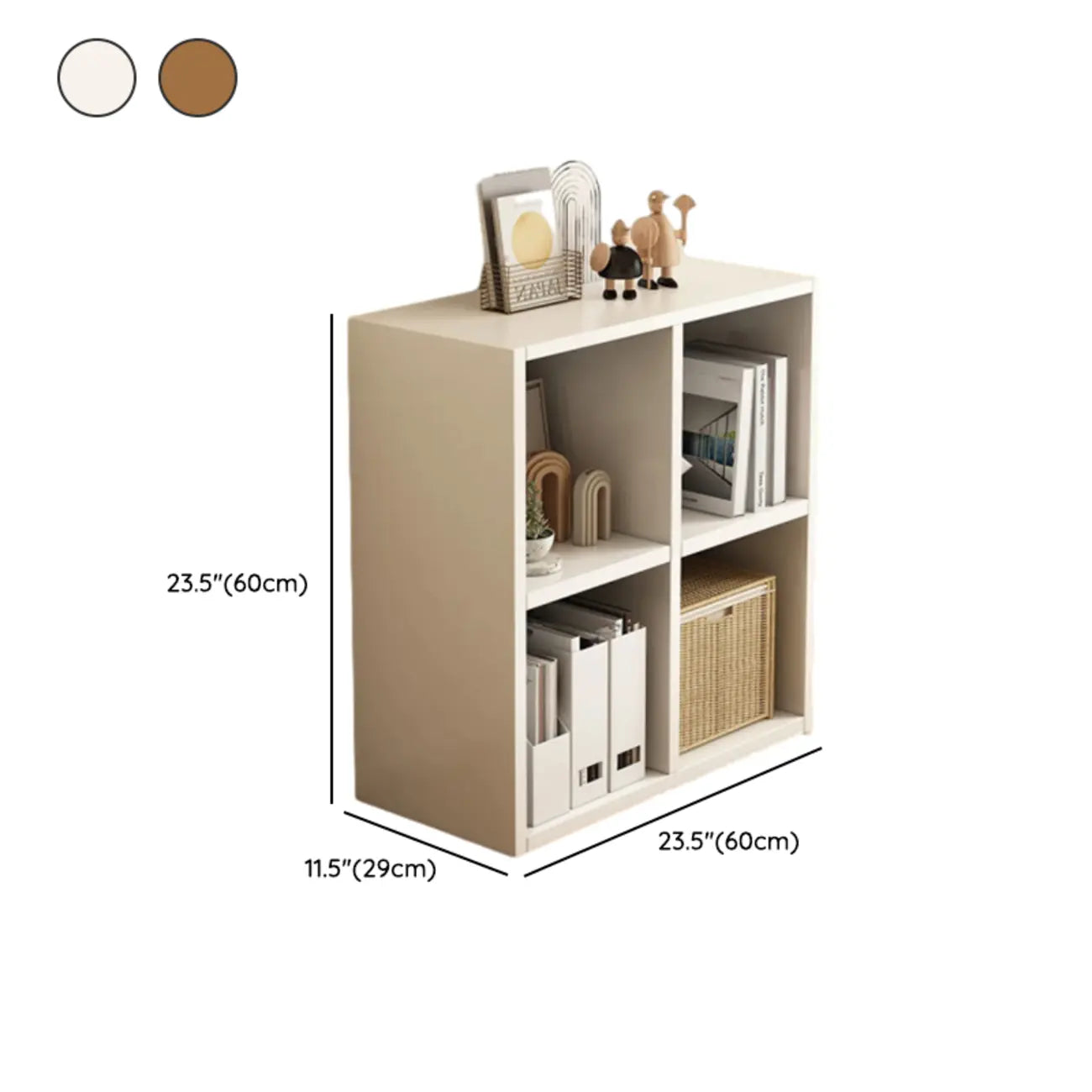 Modern Wooden Compact Office Storage Withe Bookcase