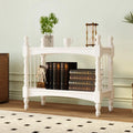 Traditional Etagere Brown Wooden Bookshelf 5-Tier