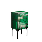 Minimalist Square Acrylic Display Cabinet with Doors