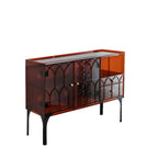 Minimalist Square Acrylic Display Cabinet with Doors