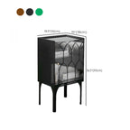 Minimalist Square Acrylic Display Cabinet with Doors