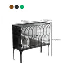 Minimalist Square Acrylic Display Cabinet with Doors