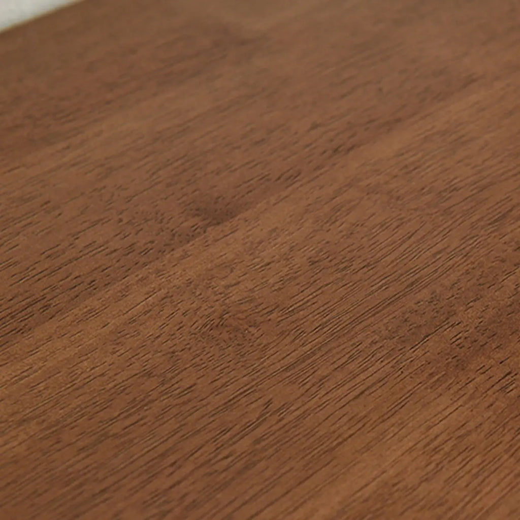 Narrow Modern Wood Brown Vertical Bookcase with Drawers