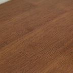 Narrow Modern Wood Brown Vertical Bookcase with Drawers