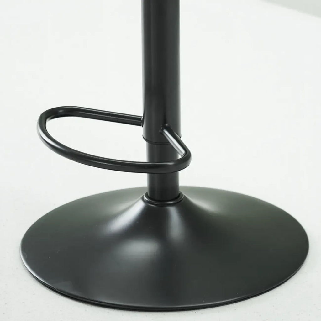 Clear Acrylic Swivel Adjustable Height Bar Stools with Backs