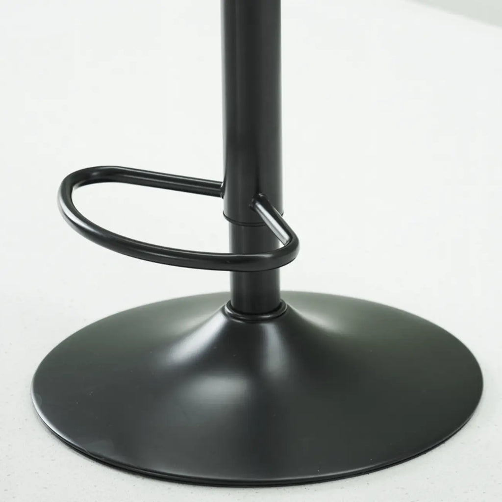 Clear Acrylic Swivel Adjustable Height Bar Stools with Backs