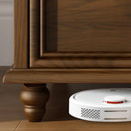 Large Wooden White Storage Sliding Door Display Cabinet