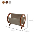 Traditional Narrow Traditional Circular Wooden Book Rack