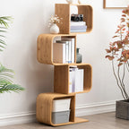 Modern Geometric Open Cube Artistic Oka Bookcase