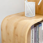 Modern Geometric Open Cube Artistic Oka Bookcase